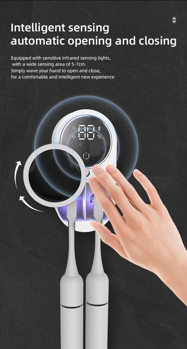 Smart Infrared Toothbrush Holder