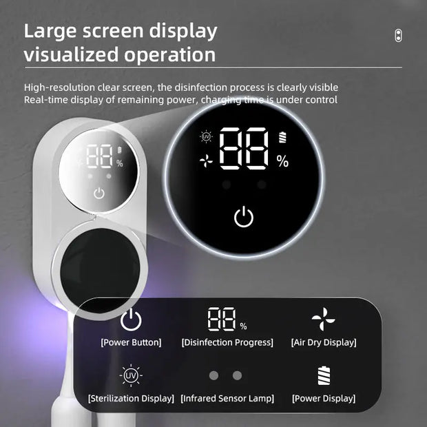 Smart Infrared Toothbrush Holder