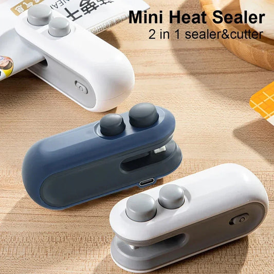 2-in-1 Mini Heat Sealer &amp; Cutter