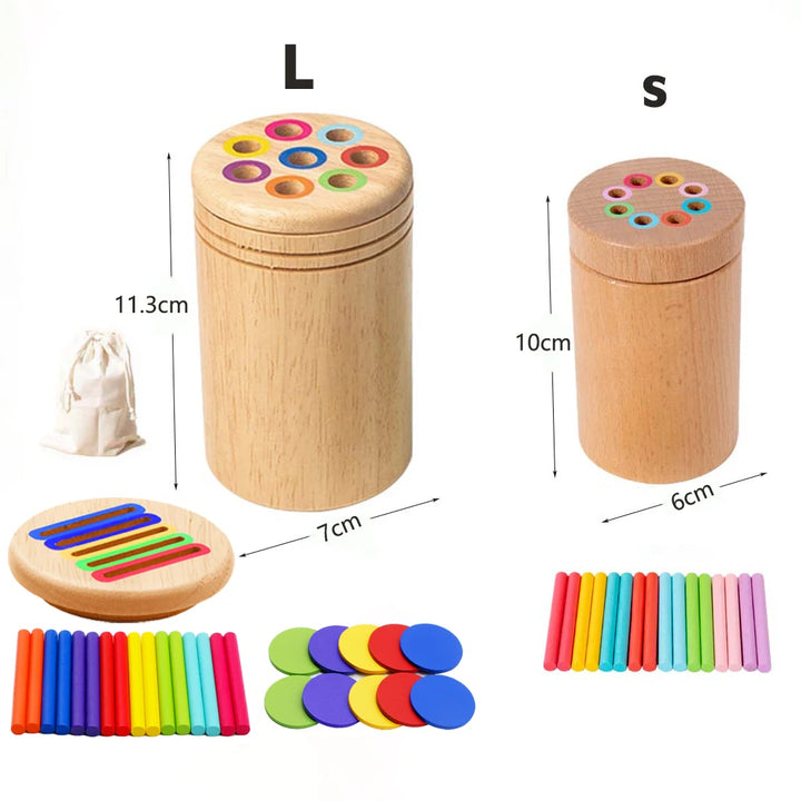 Juguetes de madera Montessori para niños - Kibal