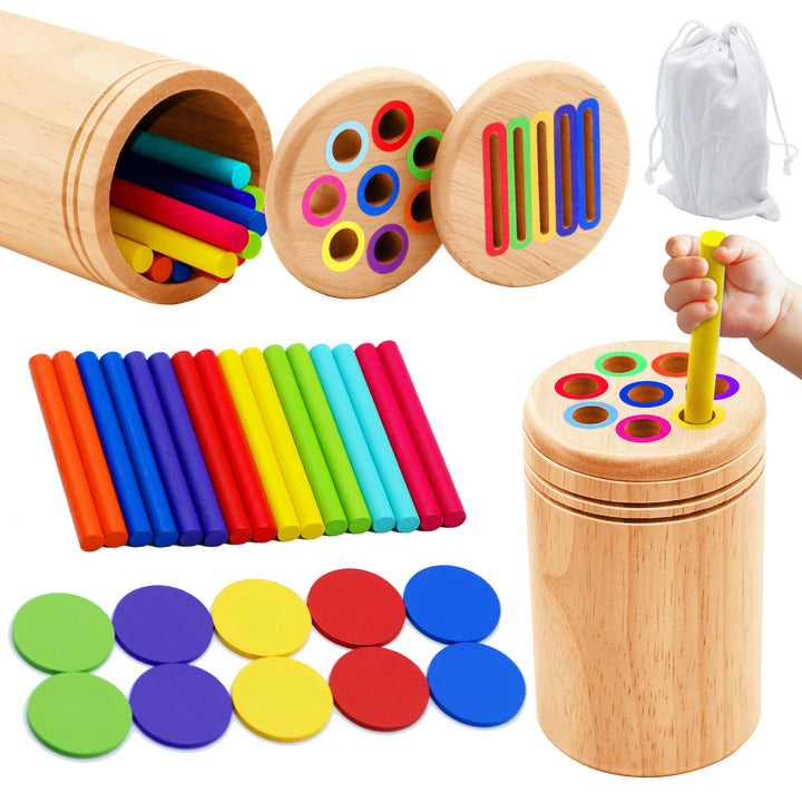 Juguetes de madera Montessori para niños - Kibal