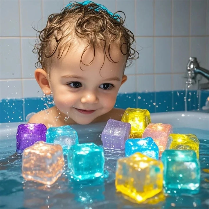 Juguetes de baño con luces LED para bañera de bebé - Kibal